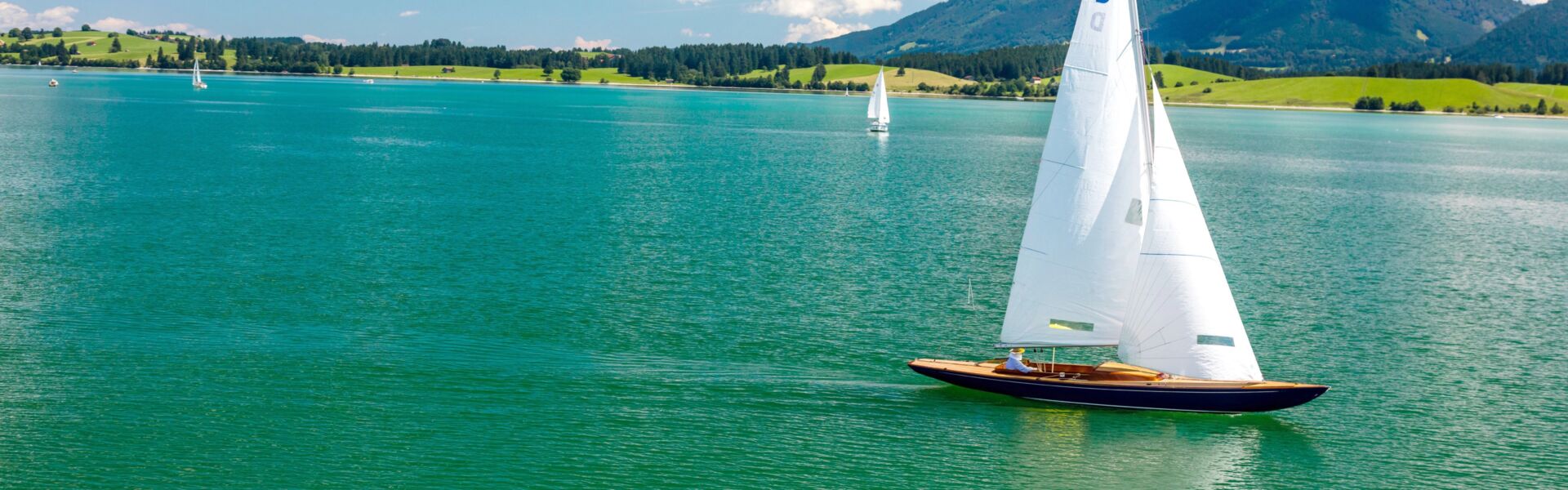 Segelschiff auf dem Govillesee